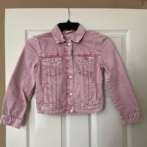 GAP Girls’ Pink Denim Jacket